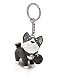 DomeStar Dog Keychain Charms, Husky Key Ring Cute Keychains Car Key Chain for Kids Adults
