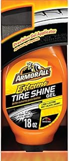 Extreme Tire Shine Gel by Armor All, Tire Shine for Restoring Color and Tire Protection, 18 Fl Oz