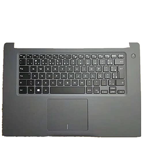 Coque supérieure avec clavier Dell Inspiron 15 7579 et pavé tactile noir haute finition