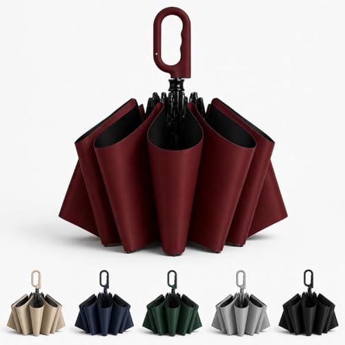 Image of Umbrella for Women | Umbrellas for Men | UV Coated 3 Fold Umbrella for Rain with Auto Open and Close Small Folding Travel-Foldable Windshield