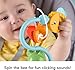 Fisher-Price Baby Toy Sensory Sounds High Chair Busy Activity with Suction Cup for Developmental Play Infants Ages+ Months