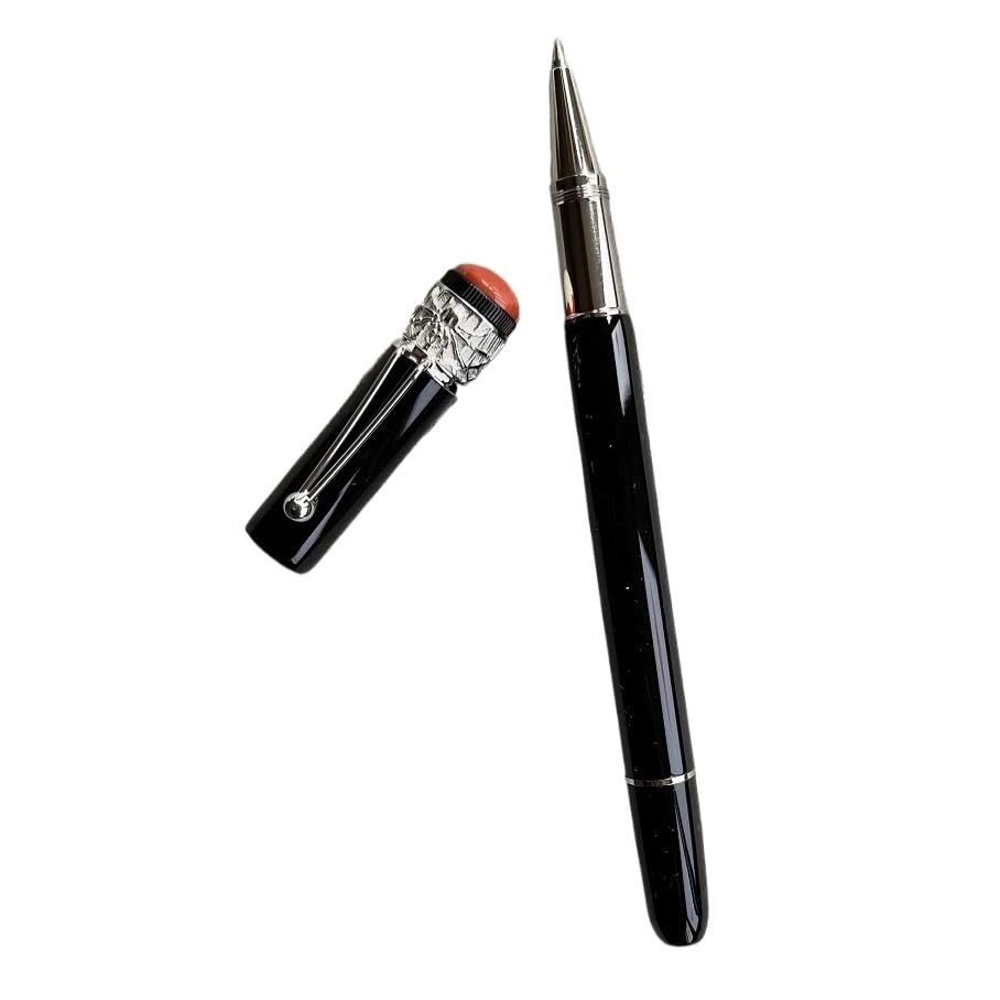 Stylo roller Spider noir argenté : glisse fluide et écriture parfaite au quotidien