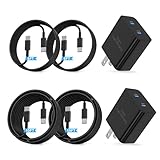 Dual Port 45W Super Fast Charger and Type C Cable 10ft 6ft,USB C Wall Charging Block,Android Phone Charger Cord Long for Samsung Galaxy S26 Ultra/S25/S24/S23+/S22 Plus/S21/S20/iPhone 17 16 15 Pro Max