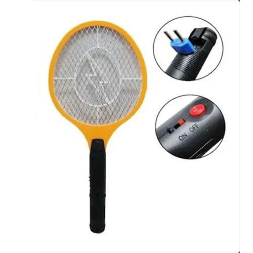 Raquete Elétrica Mata Insetos, Recarregável, Bivolt, Elimina Mosquitos e Moscas