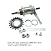 rockible Bicycle Hub Conversion Set Coaster Brake Rear Hub 36 Holes Tool Replacement Bike Trike Hub Conversion Set Repair for Cycling, Multi, Silver