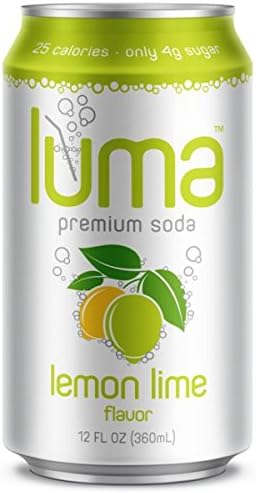 Luma Premium Soda, 12-Pack, Lemon Lime
