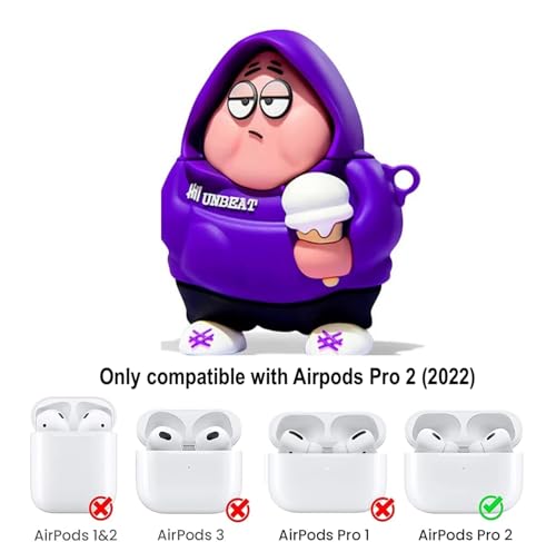 Image of YODI Case Cover for Airpods Pro|Pro 2|Airpods Pro 3|Airpods 4 Pouch, Silicone Cases with Cleaner Kit 360 Drop Protection,Shock-Resistant ((Patrick-Star Design), Airpods Pro /Pro 2)