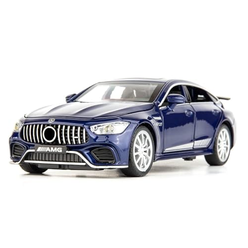 Image of 1 /32 Mercedes AMG Benz GT63 Toy Car Metal Pull Back Diecast Car with Openable Door and Sound Light, Gifts Toys for Kids (Red)