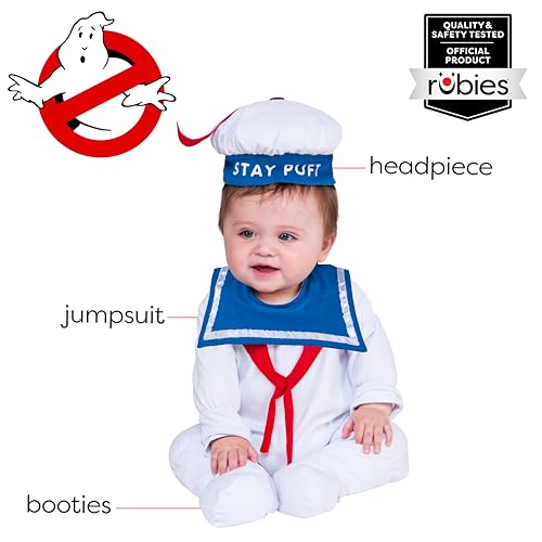 Disfraz de Ghostbusters Stay Puft para bebé el regalo perfecto de cumpleaños de 6 meses 2