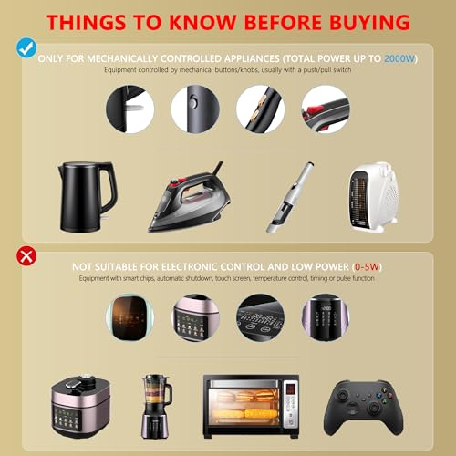 220v to 110v Travel Voltage Converter: International Universal Voltage Converter US to Europe Power Strip Plug Transformer - 2000W Electric Hair Dryer Step Down Outlet Converters for European UK EU4