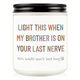 Sister in Law Gifts, Sister in Law Birthday Gifts for Women - Mothers Day Funny Sister in Law Gift Future Wedding Presents Ideas for Birthday Valentines Day, Unique Lavender Candle