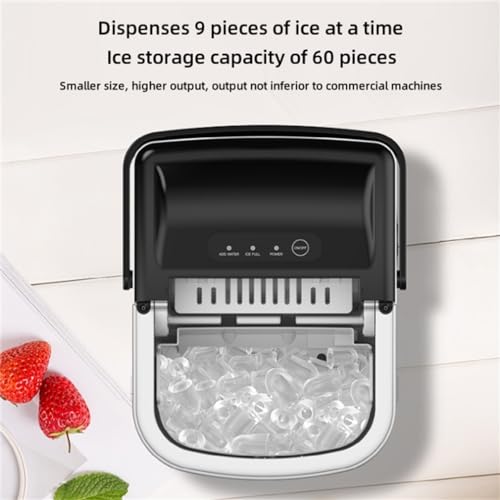 Mini Fabricadora de Hielo portátil para encimera miniatura 5