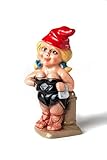 gartenzwerge kunststoff kaufen Zwergin als Freudenmädchen 33cm