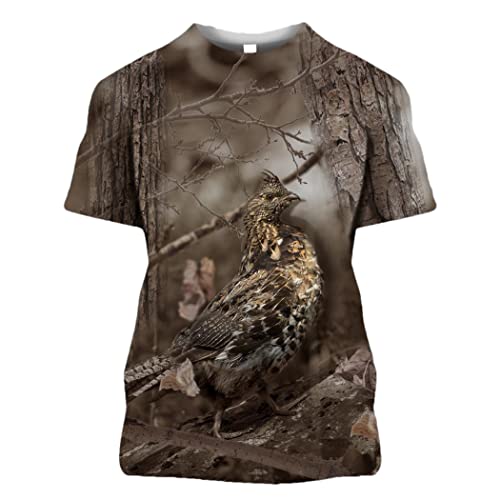 T-shirt camouflage 3D unisexe Ha-51309 taille S pour l'été