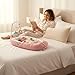 Baby Lounger for Newborn 0-24 Months, Snuggle Nest for Baby Girls Boys, Breathable & Soft Cotton Infant Lounger Cover, Portable and Lightweight Baby Cushion for Home and Travel (Pink)