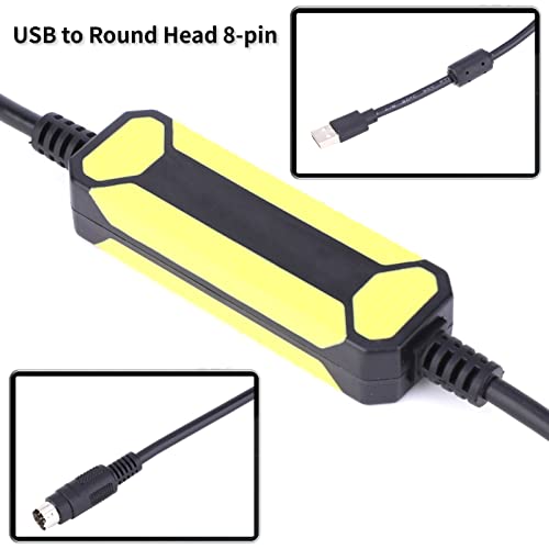 Cuifati USB-SC09-FX Programming Cable for FX1S/1N/2N/3U FX Series PLC, Waterproof Dustproof, 2.5 Metres, compatible with win7/XP/Vista - Image 2