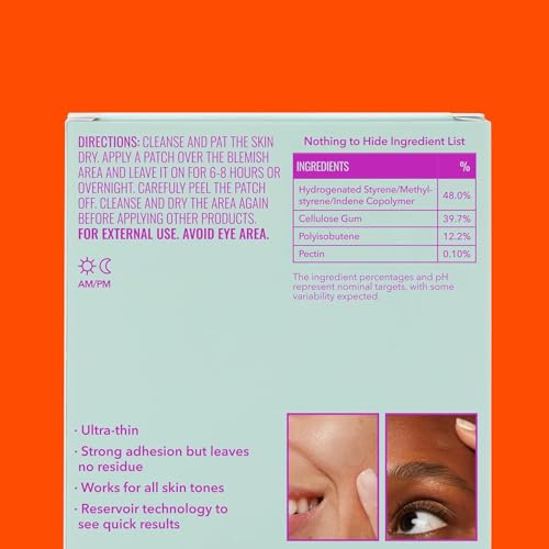 Image of Good Molecules Pimple Patches for Face, 100 Pack - Ultra-Thin Hydrocolloid Patches, Invisible Under Makeup, Conceals Blemishes, Blackheads & Zits, Suitable for Acne-Prone Skin