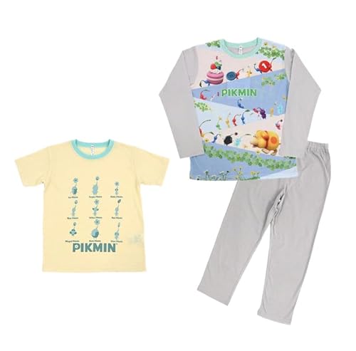 [�A�C����] ���� �p�W���} �s�N�~�� �j�̎q ���� ���� �㉺�Z�b�g �L�b�Y 110cm D:�O���[