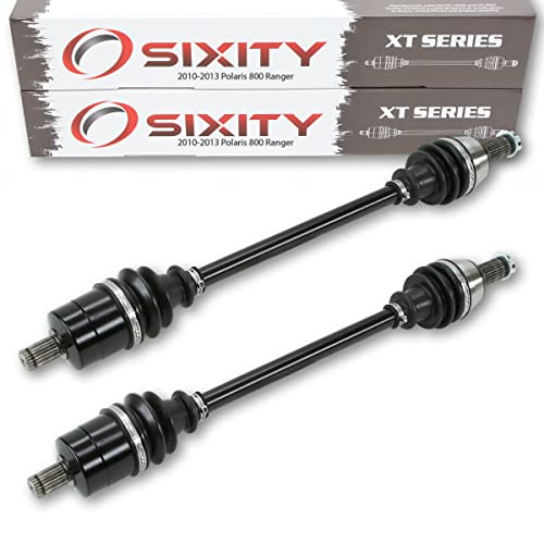 Sixity 2010-2013 For Polaris 800 Ranger 4X4 Front Left Right Axles Xt Pair Driver Passenger R13Wh76Ag Ar Eah Eai Crew Complete Side #TOP1