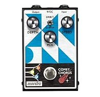 Fully Analogue chorus pedal Warm, classic chorus sounds Two different sound modes Controls: Depth, Mix, Speed Switch: Earth/Orbit