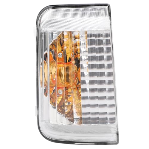 Aramox Indicatore dello Specchio Laterale Alloggiamento della Luce, Copertura del Segnale del Segnale Specchio per Lenti a PC Trasparente con Jumper e (A Destra: 6325H1, 71748253,