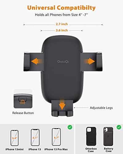 Car Phone Holder Mount, Sturdy Cell Phone Car Mount With Metal Hook Clip, Air Vent Car Mount For Iphone 14 13 12 11 8 Plus Pro Max Mini Xs Xr X Pixel 7 6 5 4 Samsung S23 S22 S21 S10 Ultra Smart Phones #TOP6