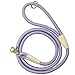 Guinzaglio per cani in nylon intrecciato resistente, 1,5 m, guinzaglio da passeggio per cani, per addestramento di cani di taglia piccola, media e grande (viola, 1,5 m x 10 mm)