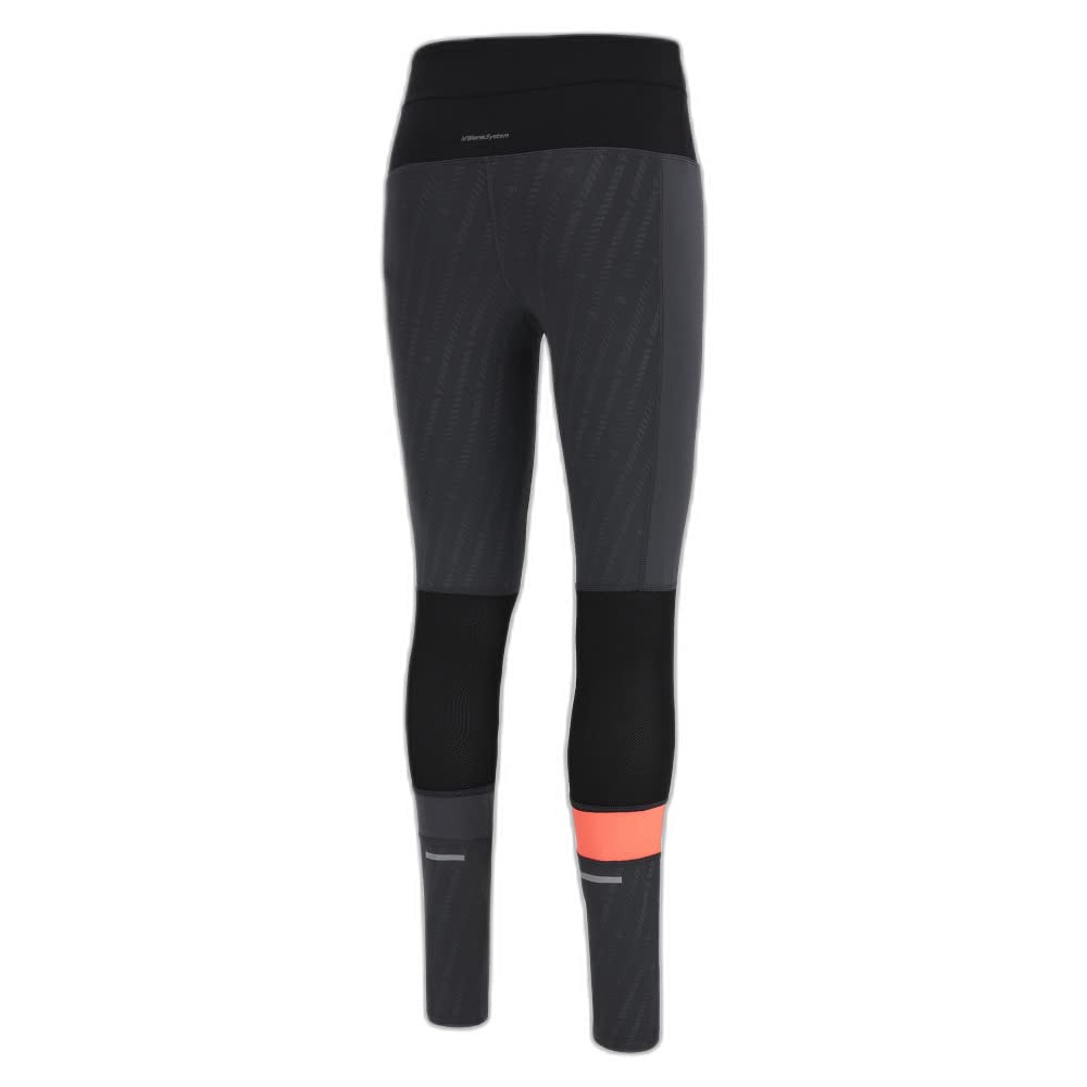 Macron - Run Fcc Clover Light Strtch Long Pants Wmn Mgry/Blk/Ncor, Pantaloni Running Donna