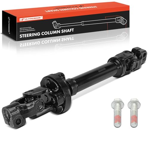 A-Premium Lower Intermediate Steering Shaft Steering Column Shaft W/U-Joint Compatible with 2001-2004 Dodge Dakota, 2001-2003 Dodge Durango, 4WD Only, Replace # 55351208AA 55351208AB