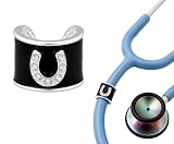 charMED Custom Stethoscope Charms - Horse Charm - Gifts for Nurses, Doctors, Veterinarians, Technicians, Surgeons & Healthcare Professionals - Metal Silver 0.5' Ring Charm