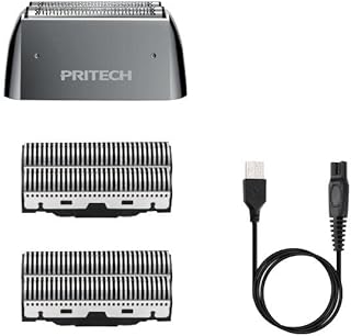 PRITECH RSM-1699 - Cable de repuesto y recambio para cabezal de afeitadora de aluminio, 2 cortadores