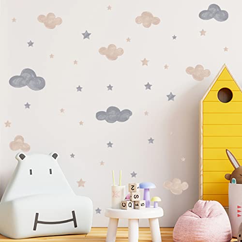 Clouds Wall Stickers, Cute Clouds Wall Decals For Little Girls Bedroom Nursery Kids Room Classroom Daycare And Party Decoration #TOP2