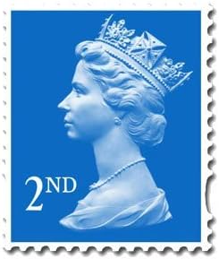 6 x 2nd Class Standard Stamps Royal Mail Post Office