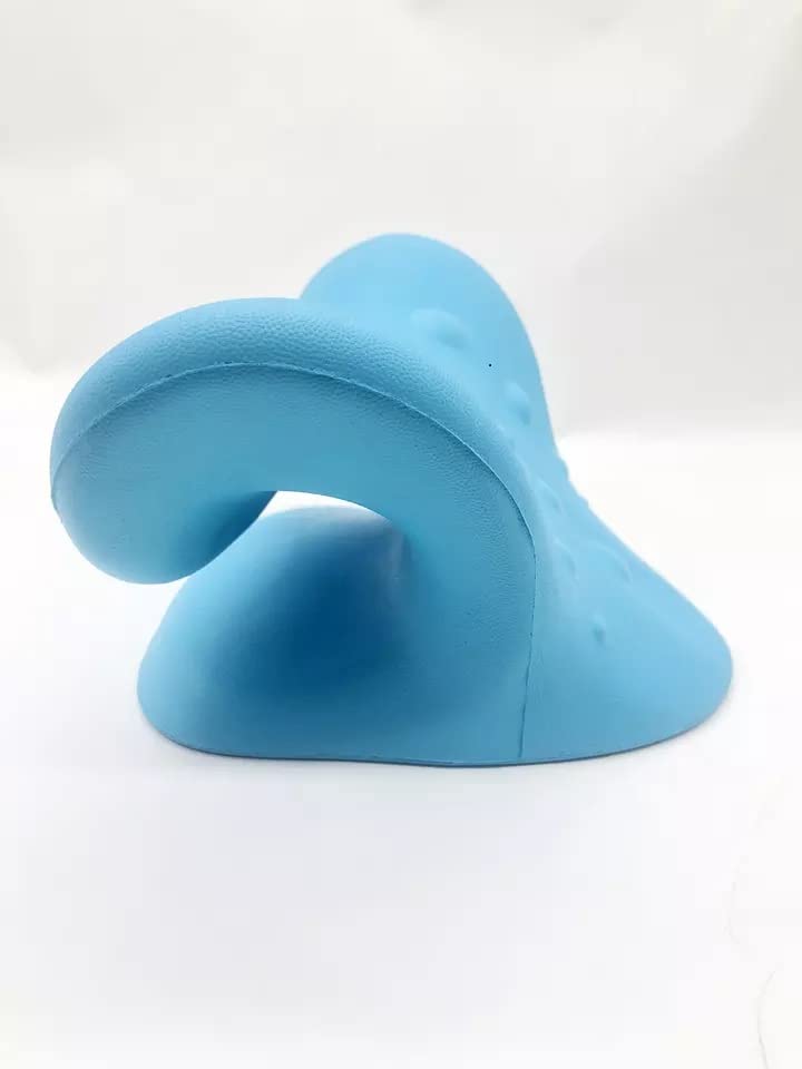 Neck Stretching Pillow Cervical Massager Tools Pillow C Shape Massage Therapy Relaxer for Neck Pain Stress