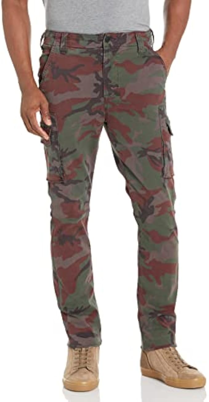 HUDSON Men's Stacked Slim Military Cargo Pant