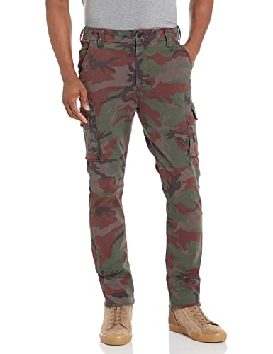 HUDSON Men's Stacked Slim Military Cargo Pant