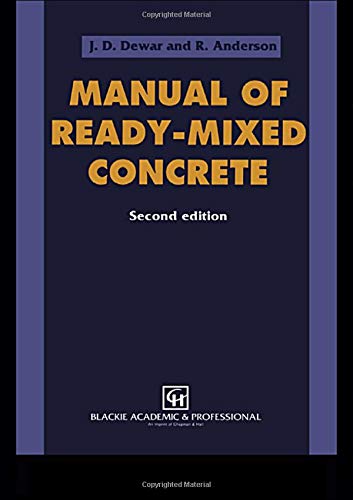 Manual of Ready Mixed Concrete