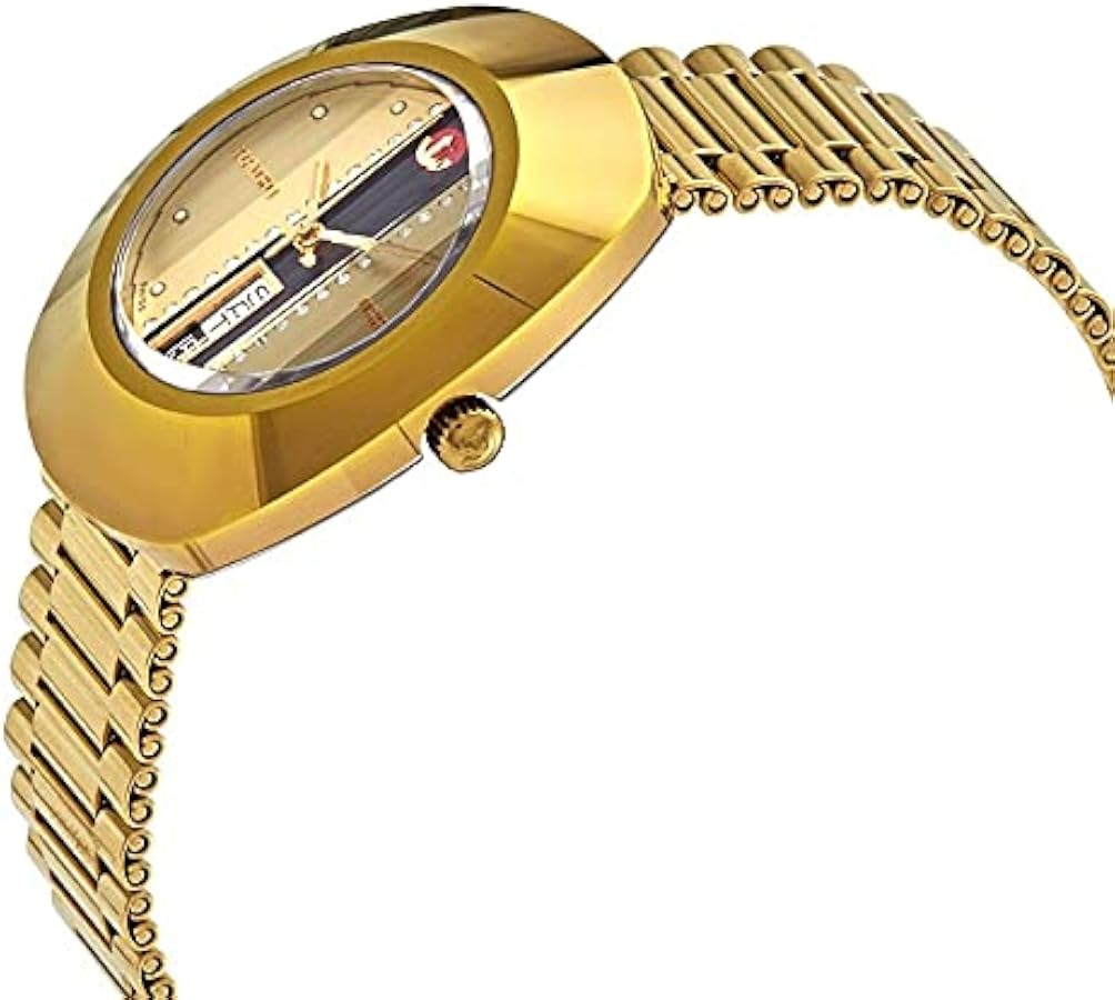 Amazon | Rado R12413343 オリジナル L 自動巻き ゴールドダイヤル 