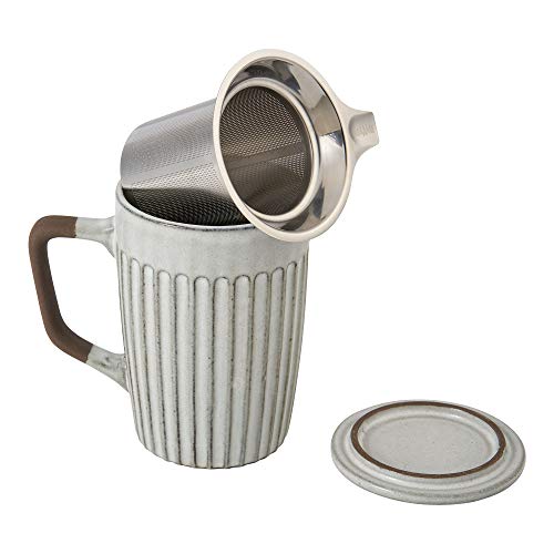 Taza infusora para té casaWare 18 oz grieta piedra miniatura 1