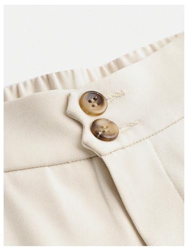 Image of SweatyRocks Girl's Elastic High Waist Wide Leg Pants Loose Long Trousers