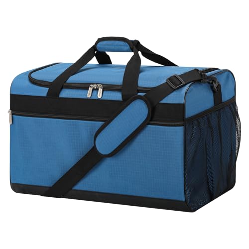 Image of ZZY 40L Gym Duffle Bag, Medium Sports Holdall, Royal Blue