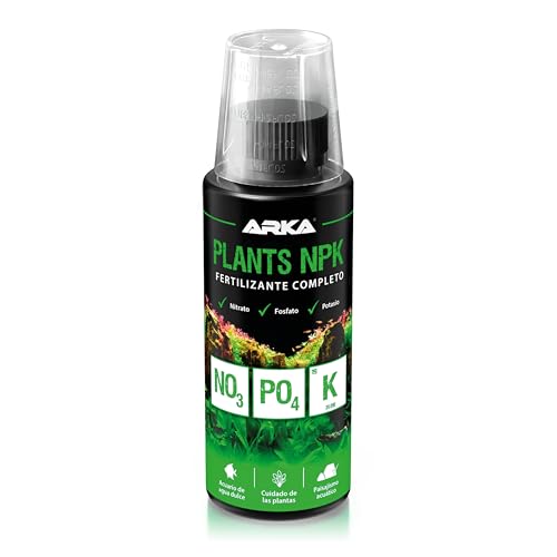 Fertilizante NPK Acuario – ARKA Plants NPK 118 ml – con nitrato, fosfato y potasio – Crecimiento Fuerte, Colores intensos y raíces sanas – Ideal para acuarios plantados y aquascaping con CO₂