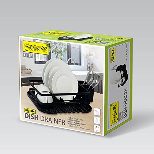 Dish Drying Rack 40 cm escurridor de platos para encimeras pequeñas 4