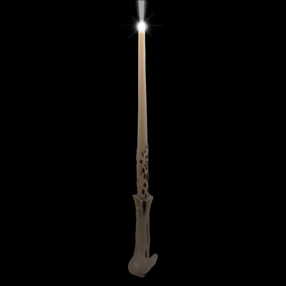 Harry Potter Lord Voldemort Illuminating Wand, Light Up Costume Wand Accessory by Disguise White, 13.5 Inch Length, includes 3 LR44 (AG13) button cell batteries : Toys & Games