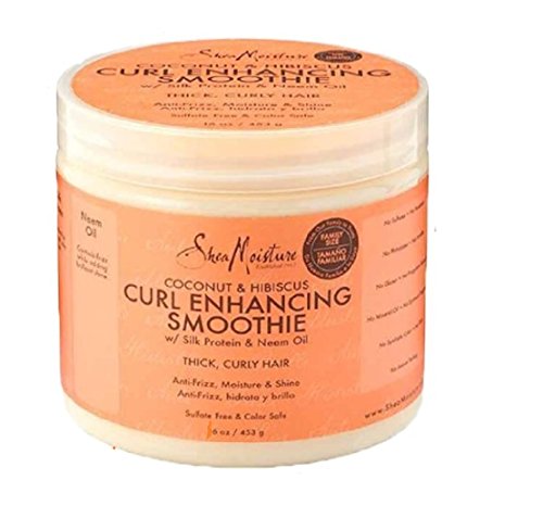 SheaMoisture Coconut & Hibiscus Curl Enhancing Smoothie, 6 Ounce 