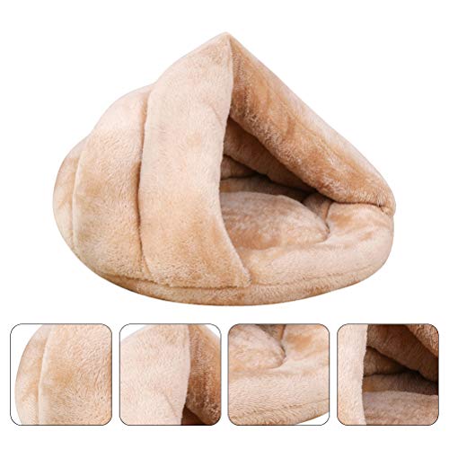 Canil estilo chinelos para animais de estimação, tapete grosso e quente para gatos de estimação, sac