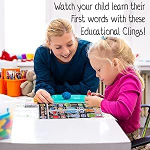 Miniatura 4 de Adhesivos de gel para niños y niños pequeños, reutilizables para ventana, se adhiere a la mayoría de superficies, calcomanías de gel de las primeras