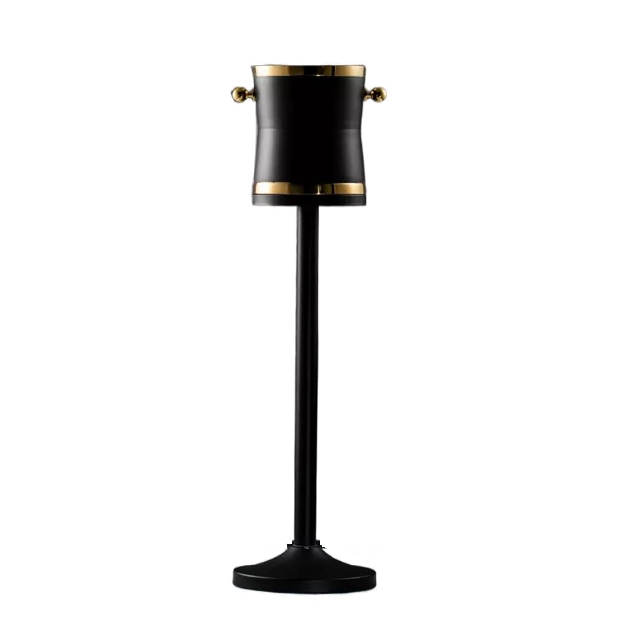Enfriador de vino grande de acero inoxidable con soporte, para fiestas, eventos, entretenimiento en casa