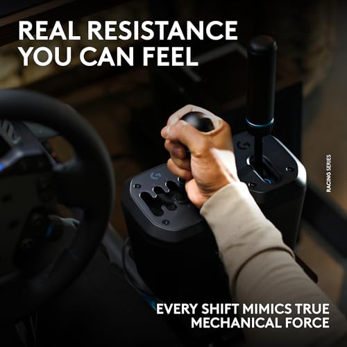 Image of Logitech G RS H-SHIFTER - Sim Racing Gear Shifter compatible with PRO, RS50 Racing Wheel Base for consoles PlayStation 5, Playstation 4, Xbox-Series X|S, Xbox-One, and PC