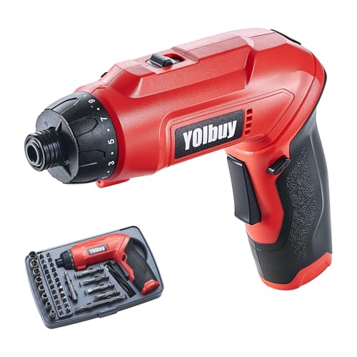 YOIbuy PRO 3.6V Rechargeable Electric Screwdriver, 21 Clutch Gears, 6.8Nm Max Torque, 2 Speed Gear,...